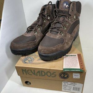 Nevados El Capitan Mid Hiking Boots Men's Sz. 10.5 Cinder/Brown Fleck NEW w/BOX